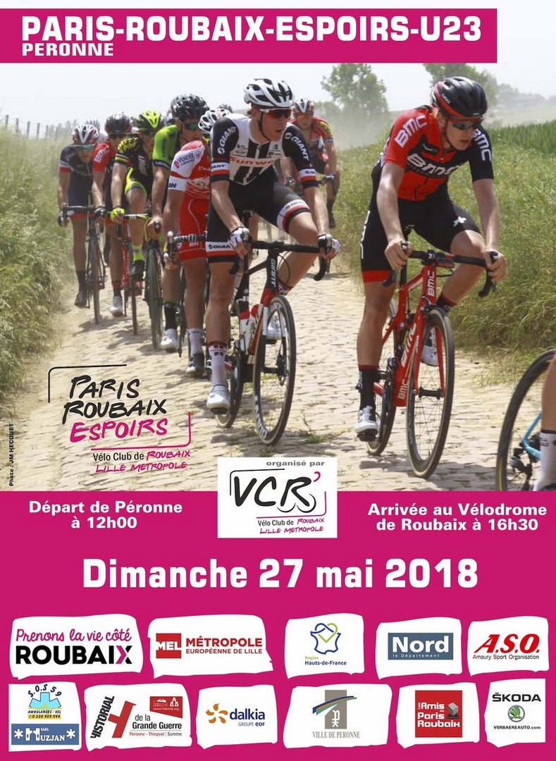 Paris roubaix espoirs u23 2018 affiche